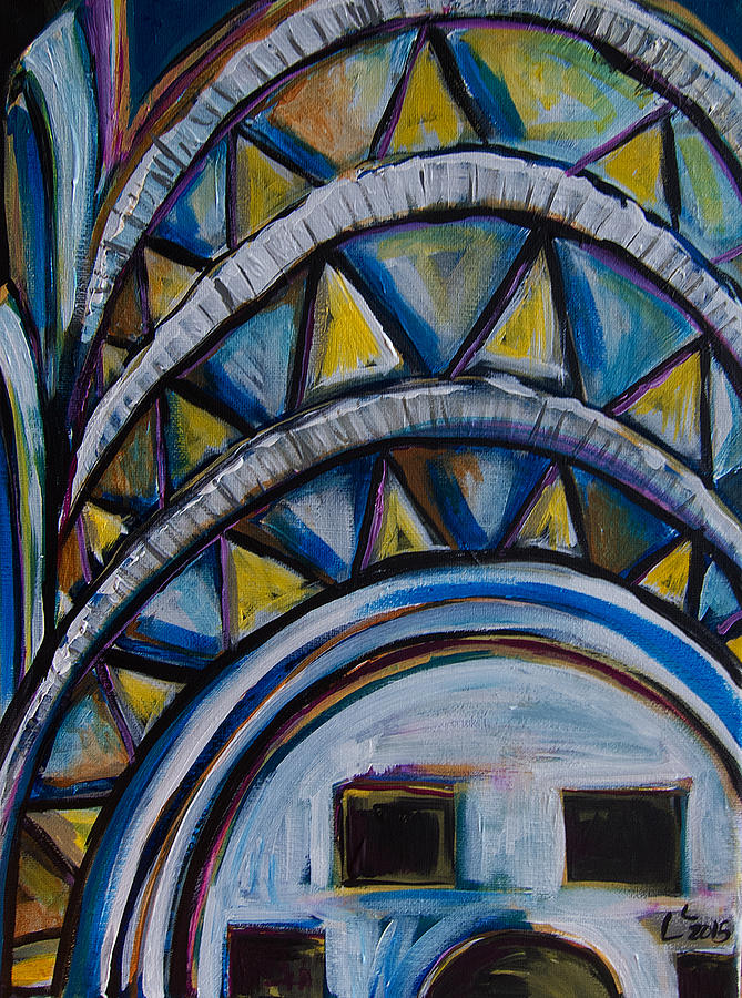 669x900 Chrysler Building Painting By Lisa Locurto - Chrysler Building Painting