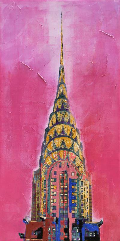 Chrysler Building Painting at PaintingValley.com | Explore collection ...