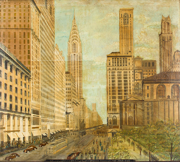 600x542 Painting, Chrysler Building, New York City, Feature1585 - Chrysler Building Painting