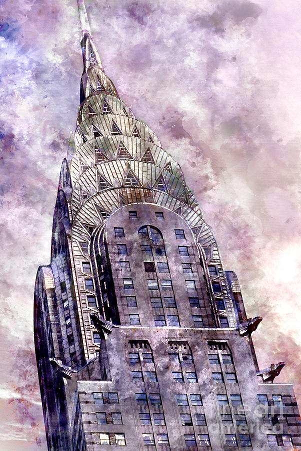 602x900 The Chrysler Building Painting By Jon Neidert - Chrysler Building Painting