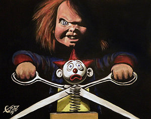 300x236 Chucky Paintings Pixels - Chucky Painting