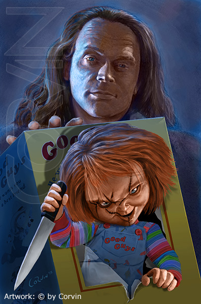 396x600 Chucky - Chucky Painting