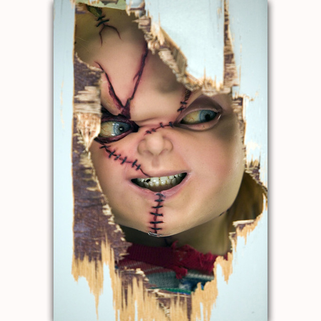 640x640 Diamond Mosaic 5d Diy Embroidery,diamond Painting Horror Movie - Chucky Painting