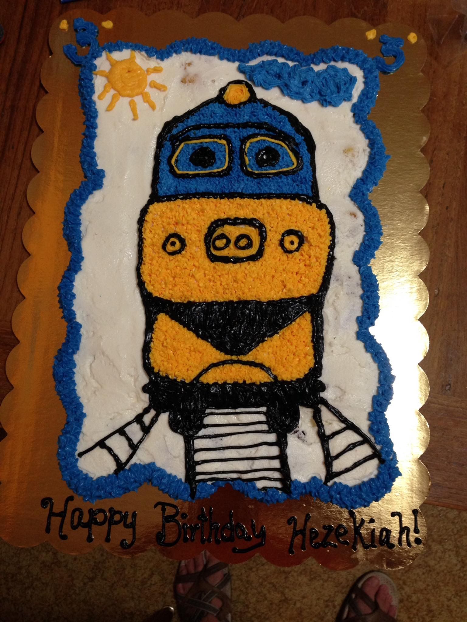 1536x2048 Chuggington Blue Train Boy Birthday Pull Apart Cupcake Cake By - Chuggington Painting