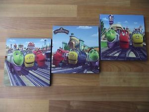 300x225 Chuggington Canvas Wall Art Plaquespictures Set - Chuggington Painting