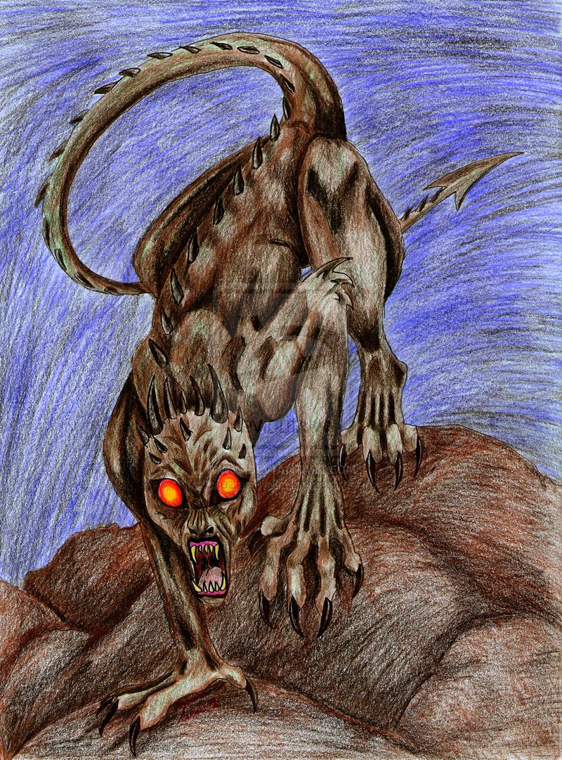 800x1081 2015 June - Chupacabra Painting