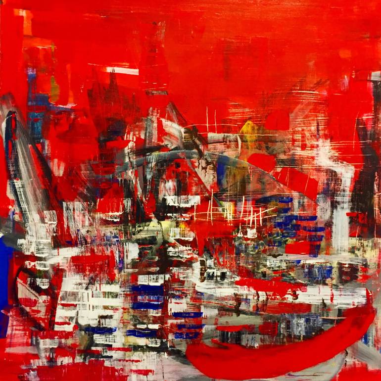 770x770 Saatchi Art Chupacabra Painting By Marco Athie - Chupacabra Painting