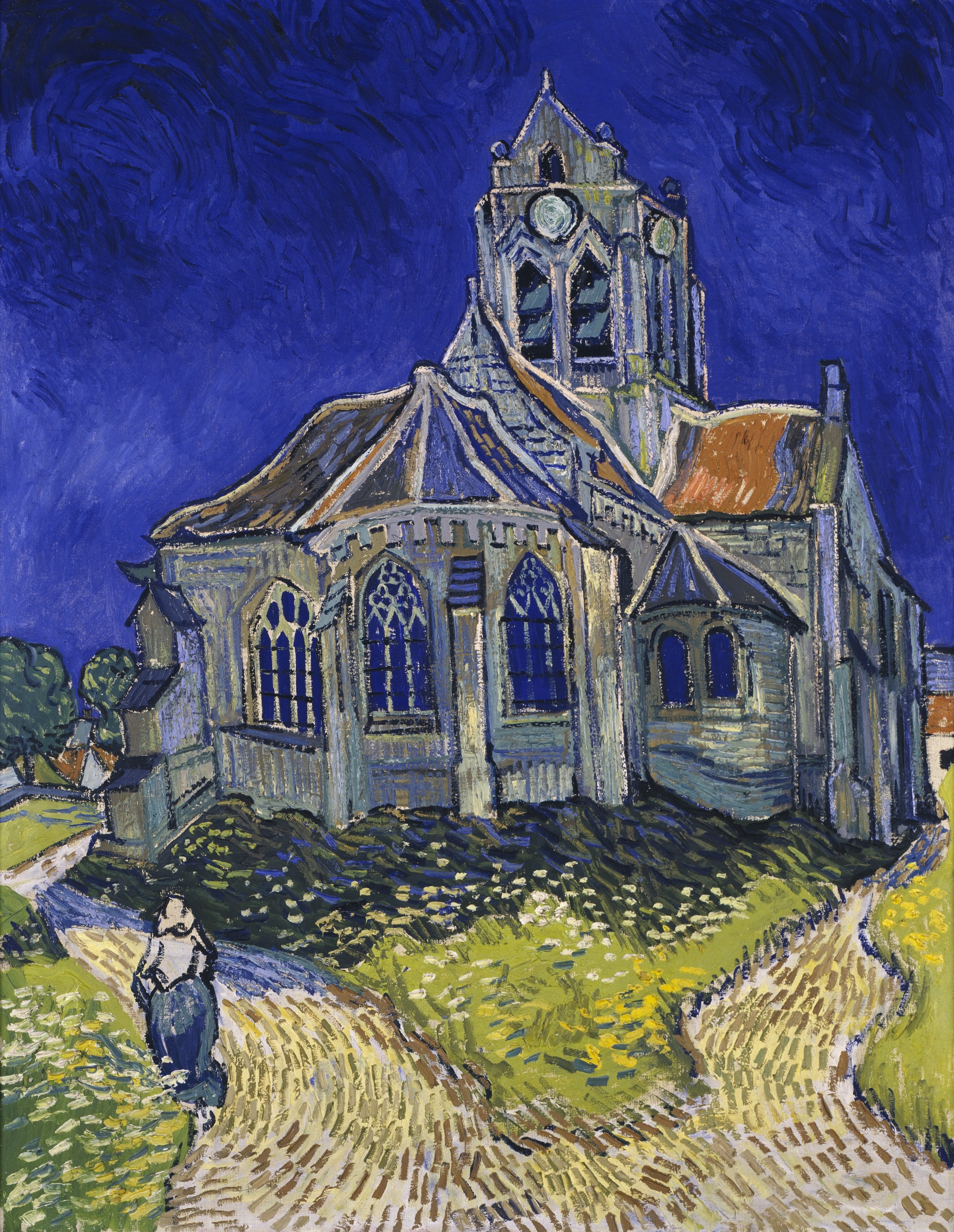 3434x4433 The Church - Church Painting
