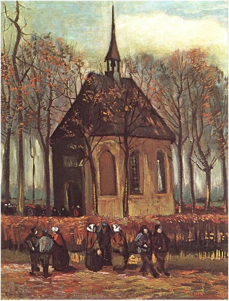750x987 Van Gogh's Church Paintings - Church Painting
