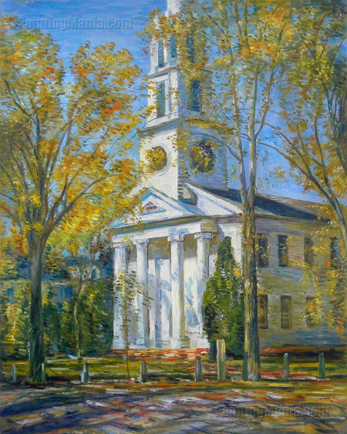 1103x1380 Church - Church Painting
