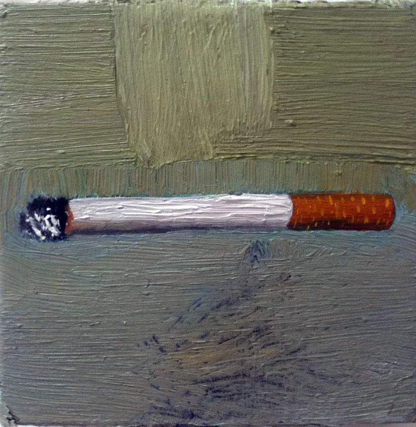 825x847 Heavy Into Observation Cigarette Series - Cigarette Smoke Painting