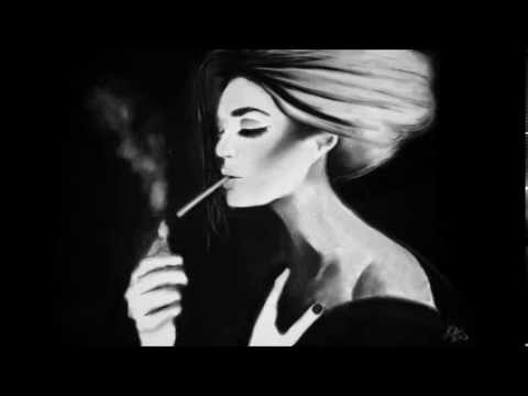 480x360 Speed Drawing Woman Smoking Cigarette - Cigarette Smoke Painting