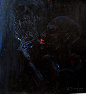 276x300 Cigarette Smoke Paintings - Cigarette Smoke Painting