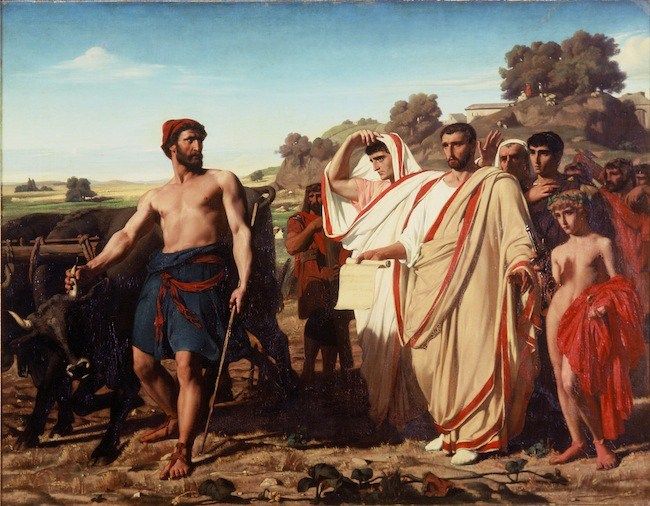 650x506 (1821 1859), Cincinnatus, 1844 Textile - Cincinnatus Painting