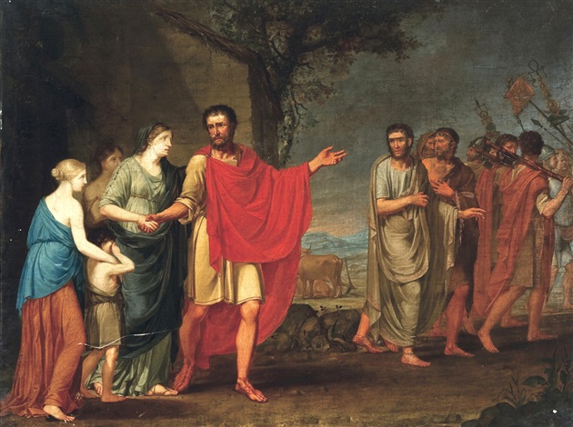 630x470 Het Vertrek Van Cincinnatus By Joseph Paelinck On Artnet - Cincinnatus Painting