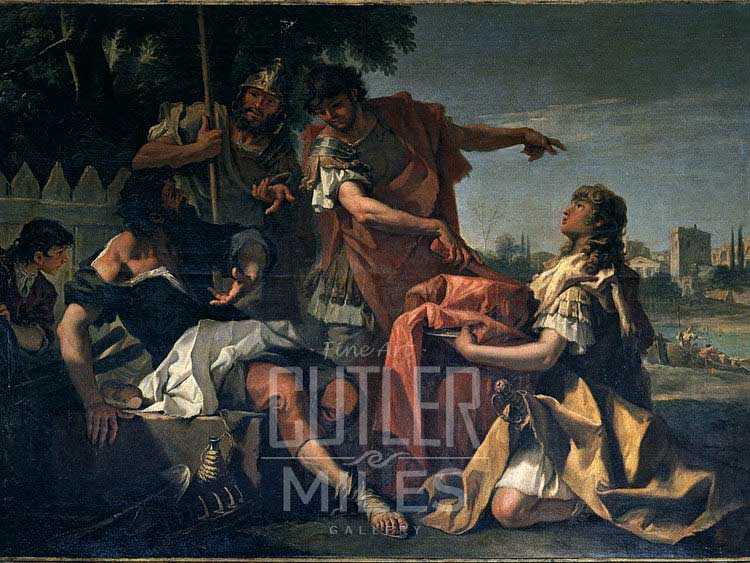 750x563 Lucius Quinctius Cincinnatus Called From Plow - Cincinnatus Painting