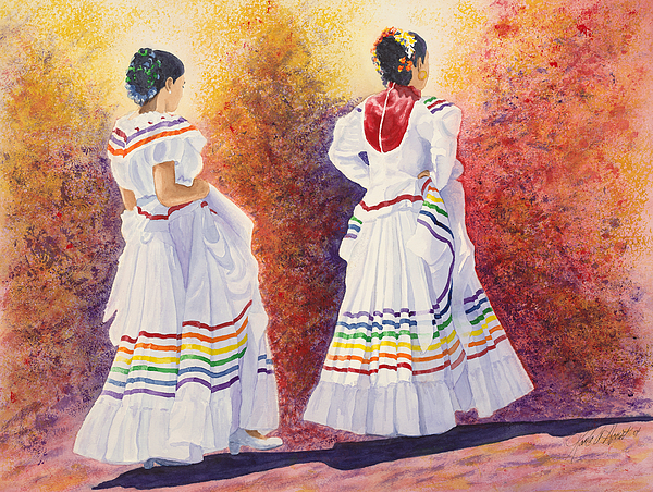 600x452 On The Way To The Dance - Cinco De Mayo Painting