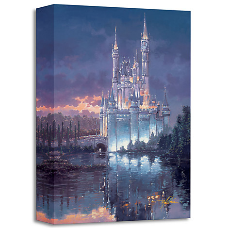470x470 Cinderella Castle Royal Reflection Giclee Painting Mickey Fix - Cinderella Castle Painting