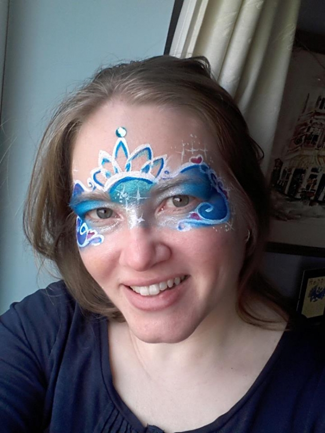 668x890 Fortune's Fab Faces Face Painting - Cinderella Face Painting