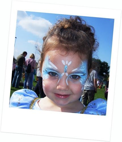430x500 Cinderella Princess Face Paint, Funnyfacesinc.co.uk Face - Cinderella Face Painting