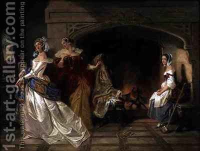 400x302 Cinderella Fanny Corbaux Reproduction 1st Art Gallery - Cinderella Painting