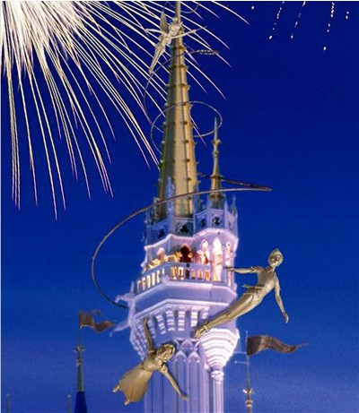 400x461 Cinderella Castle For The 50th - Cinderellas Castle Painting