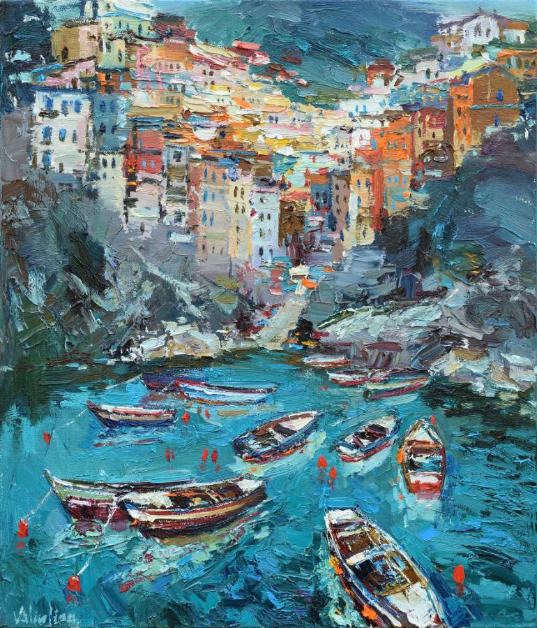 770x899 Riomaggiore, Cinque Terre - Cinque Terre Painting
