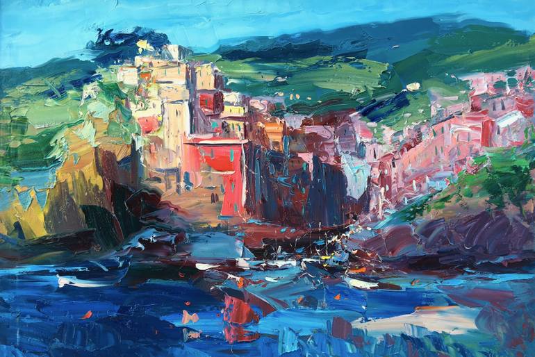 770x514 Saatchi Art Riomaggiore - Cinque Terre Painting