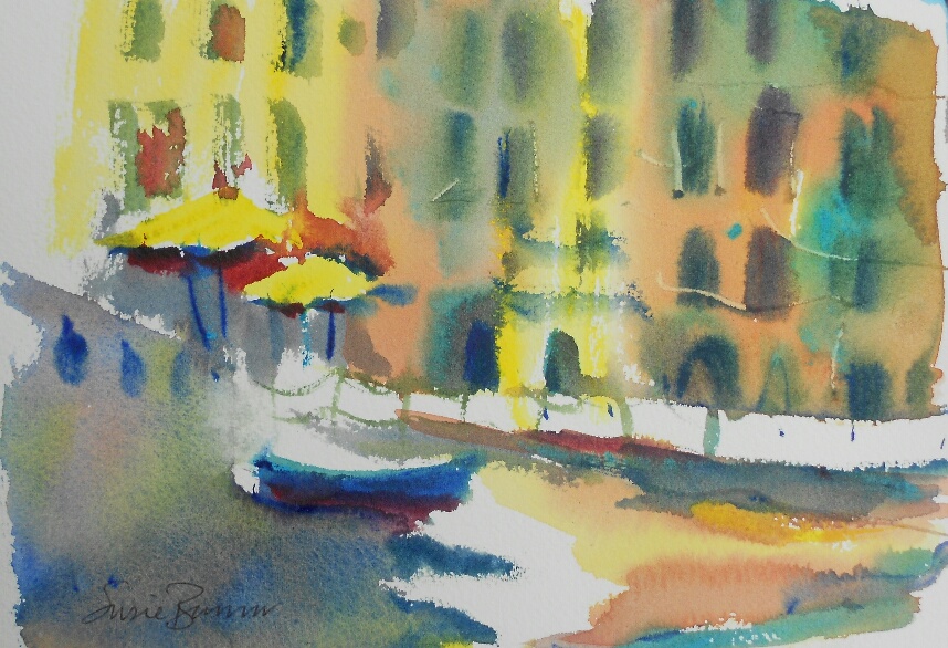 858x586 Vibrant Vernazza Painting The Cinque Terre - Cinque Terre Painting