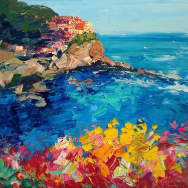 375x374 Cinque Terre Painting Paintings For Sale Saatchi Art - Cinque Terre Painting
