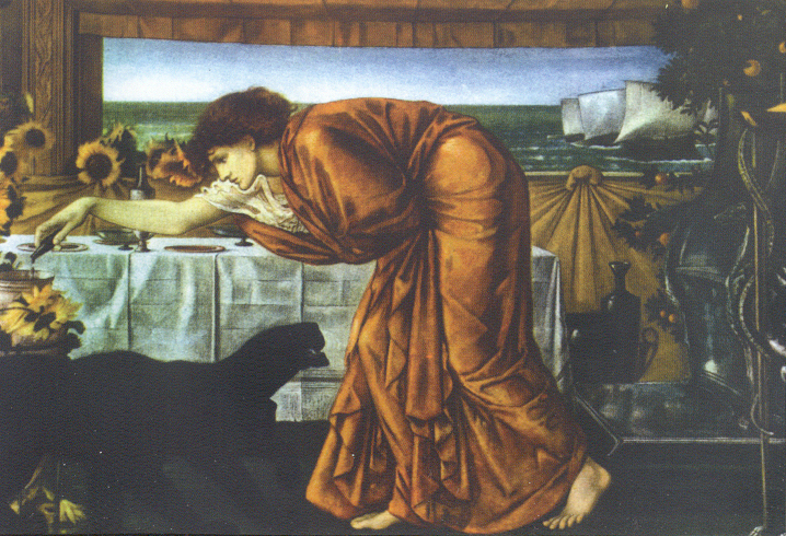 718x490 Circe The Enchantress Pre Raphaelite Sisterhood - Circe Painting