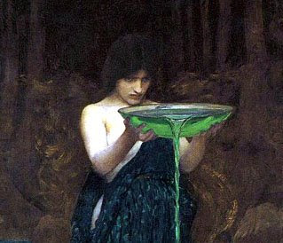 319x274 Roman Mysteries Amp Western Mysteries Circe Invidiosa - Circe Painting