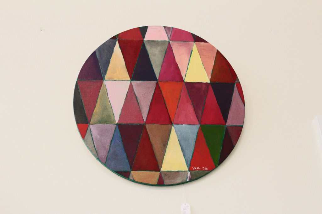 1024x683 Painting - Circle Canvas Painting