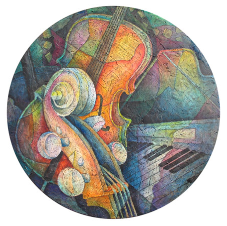 453x450 Cellogallery - Circle Canvas Painting