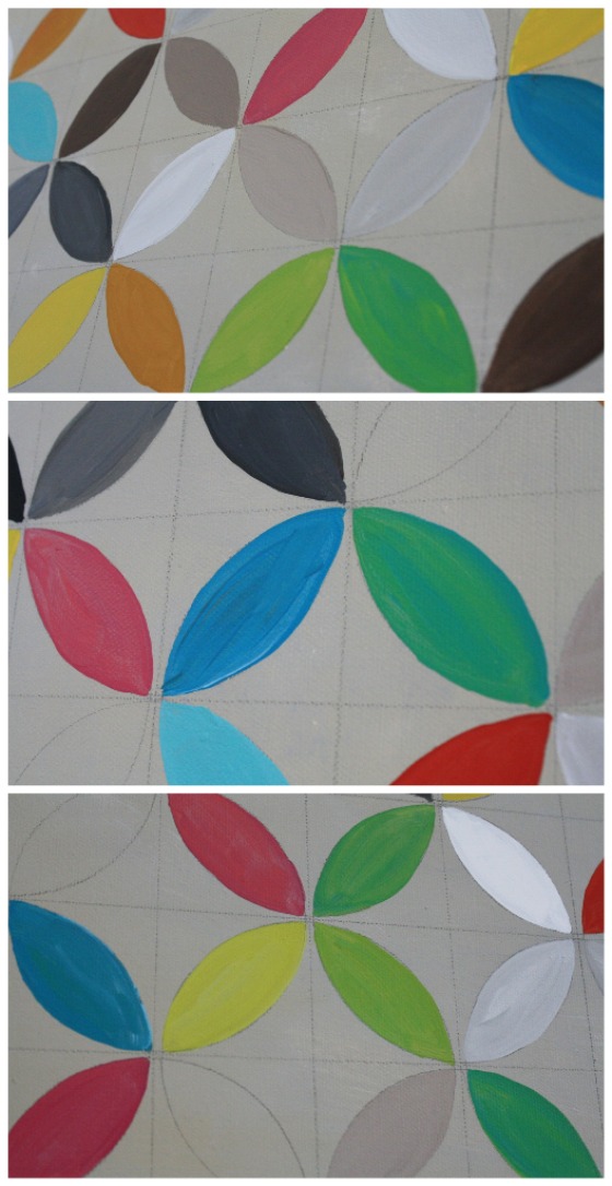 560x1086 Inspired Canvas The Pleated Poppy - Circle Canvas Painting