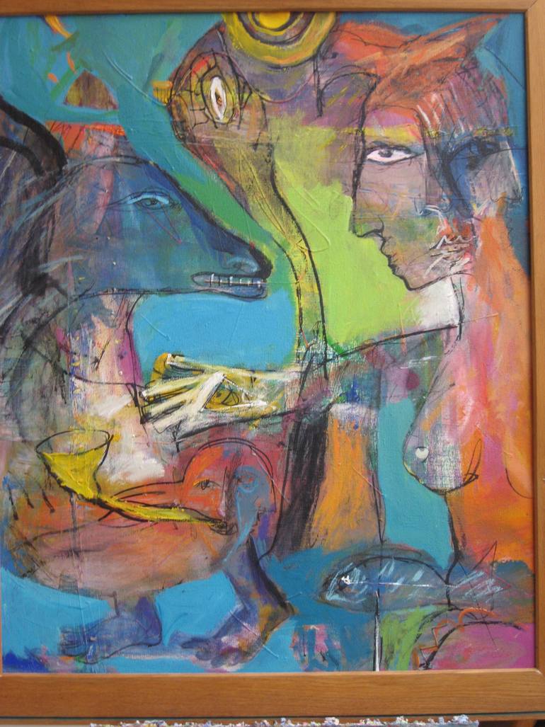 770x1027 Saatchi Art Circle Of Life Painting By Carmen Poenaru - Circle Of Life Painting