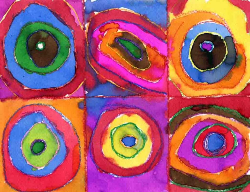 1024x789 Kandinsky Circle Painting Art Projects For Kids - Circle Painting