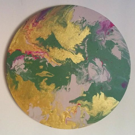476x476 Marble Acrylics - Circle Painting