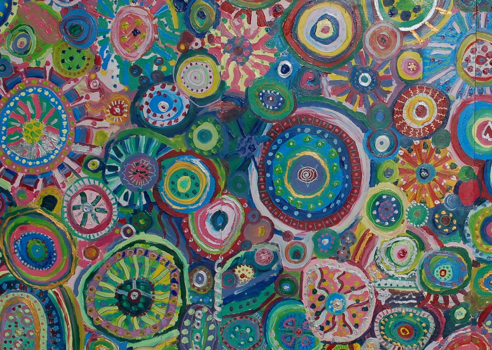 1600x1139 Sunnyside Art House Circle Paintings - Circle Painting