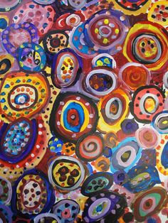 236x314 This Is A Version Of Circle Painting Done With Second Graders. I - Circle Painting