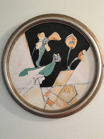 360x480 De Camille - Circle Painting Canvas