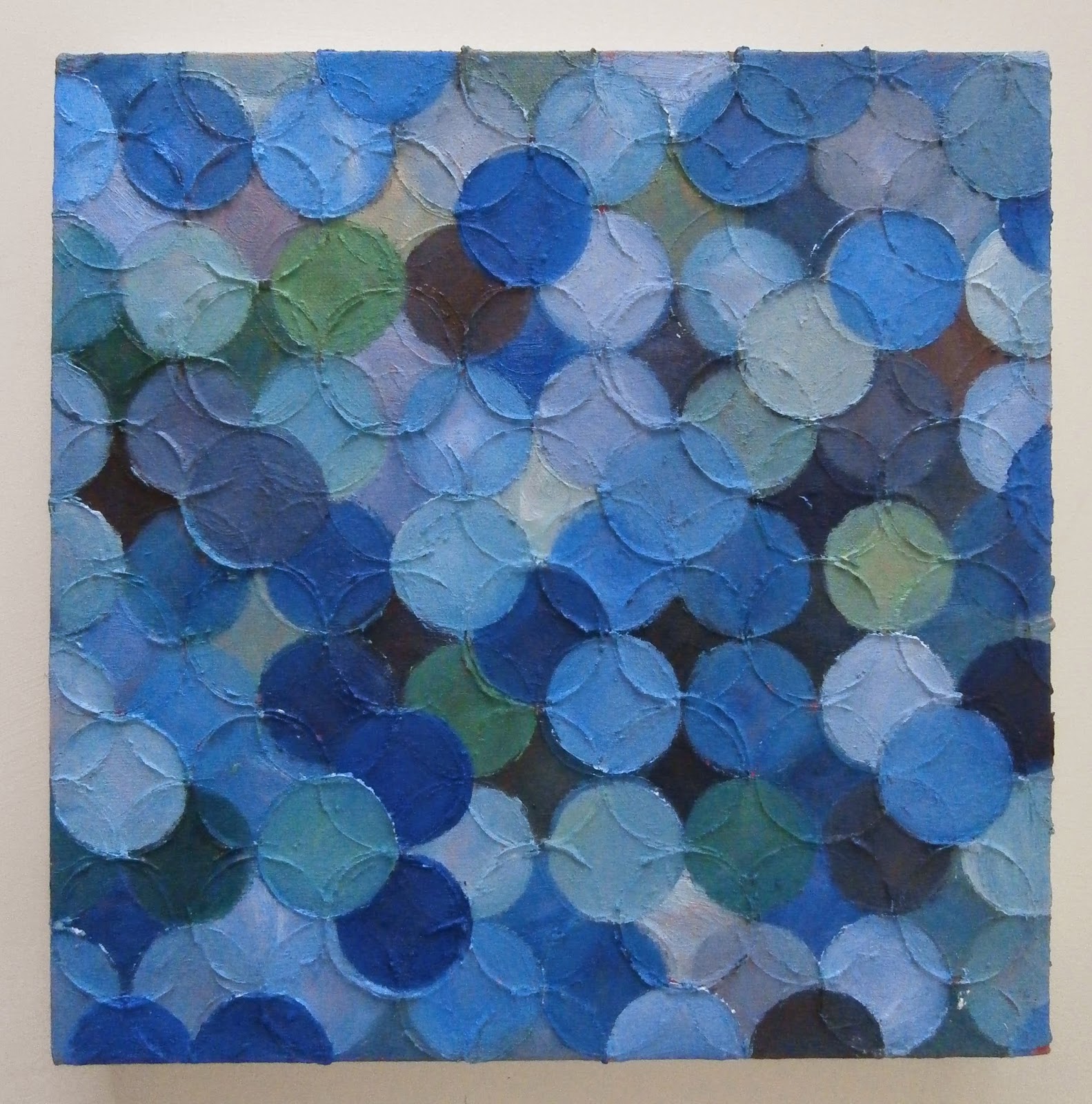 1583x1600 Kate Mackay On The Ground, Contemporary Painting - Circle Painting Canvas