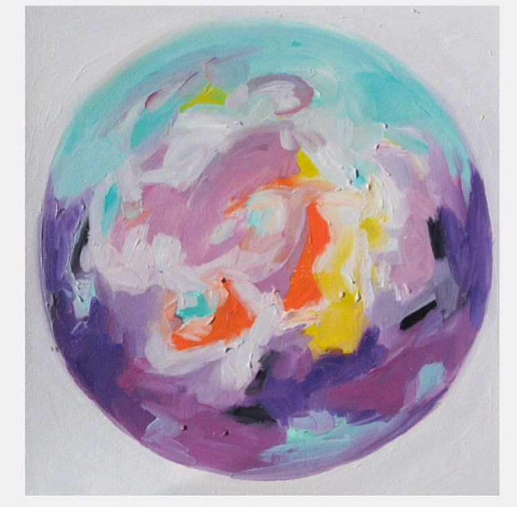 750x736 Circular Painting Earth Paintings - Circular Painting