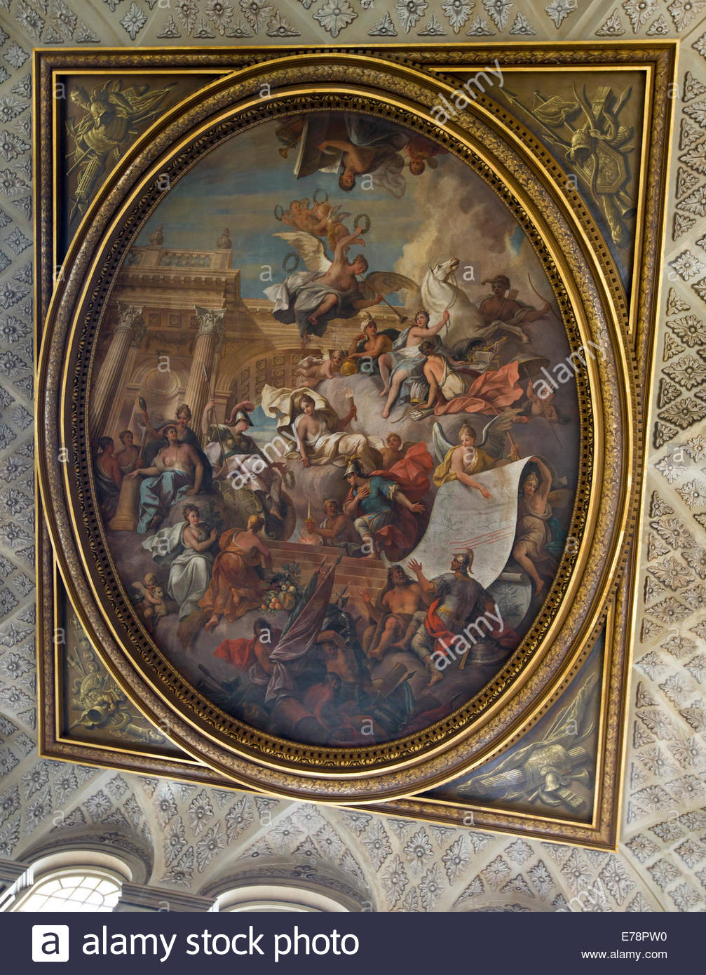 1007x1390 Spectacular Circular Painting On High Ceiling - Circular Painting