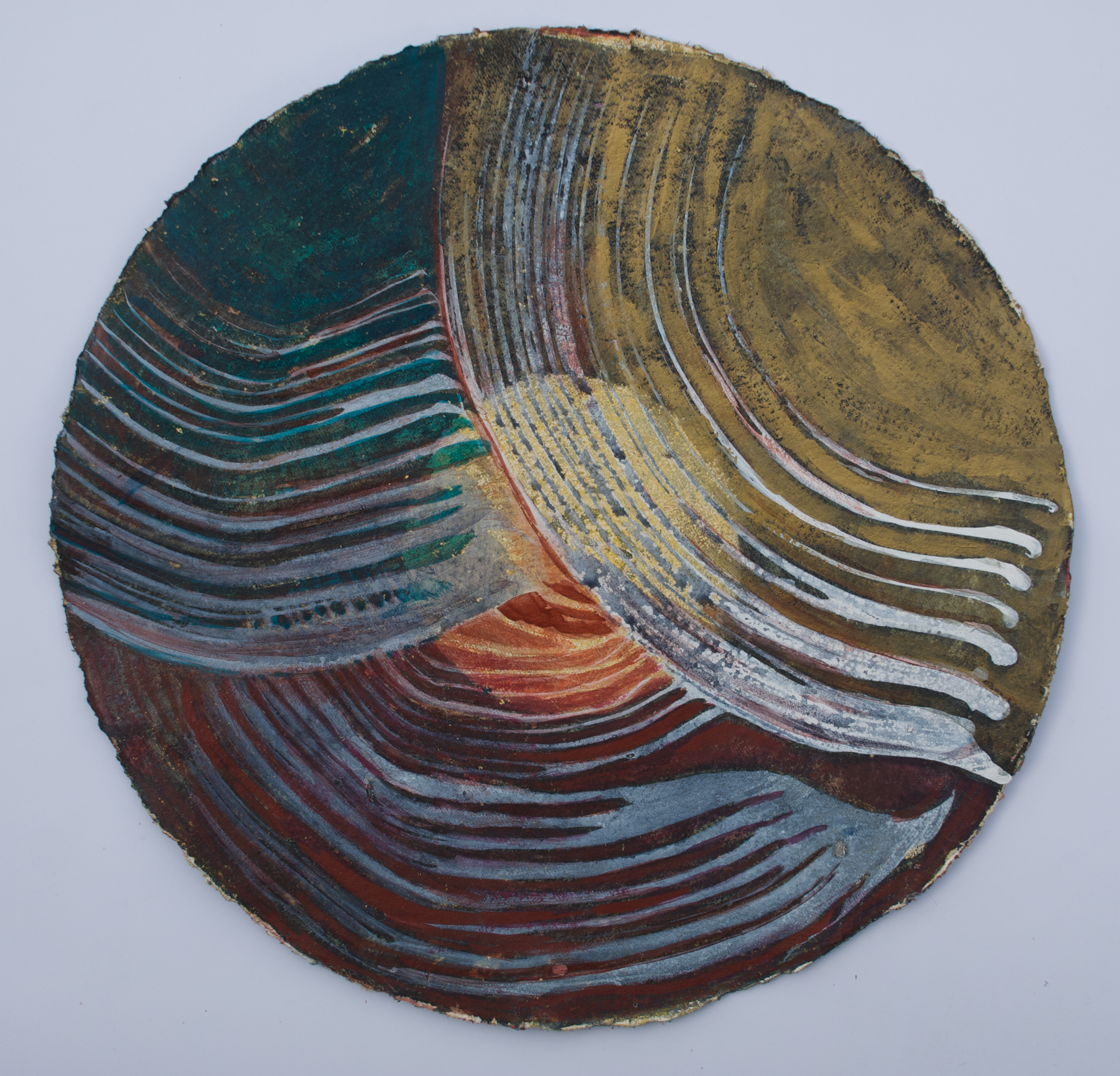 2417x2323 Buy Original Art Marie Kazalia - Circular Painting