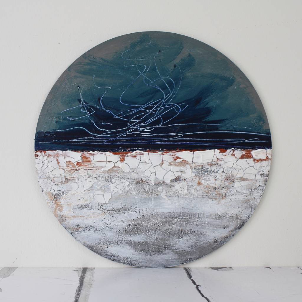 1024x1024 Original Circular Abstract Painting - Circular Painting