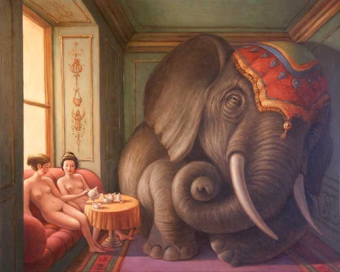 700x561 Circus Elephant Archives - Circus Elephant Painting