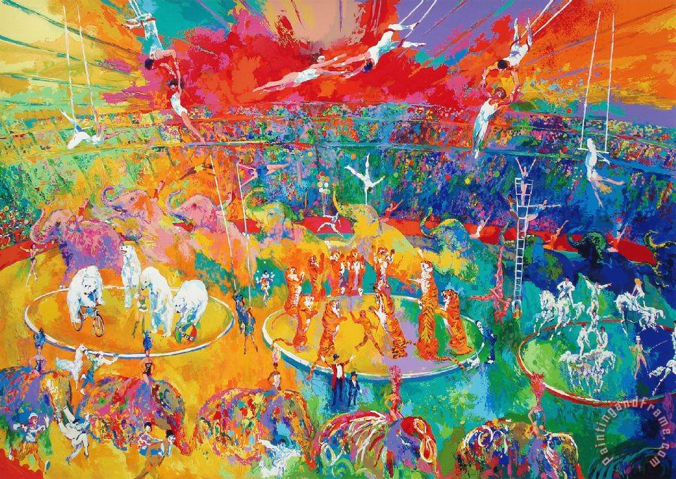 960x681 Leroy Neiman Circus Painting - Circus Painting