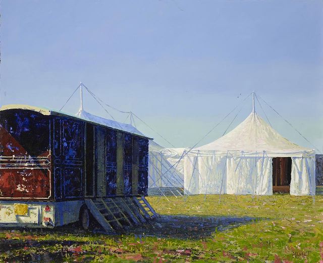 640x521 Francis Hamel - Circus Tent Painting