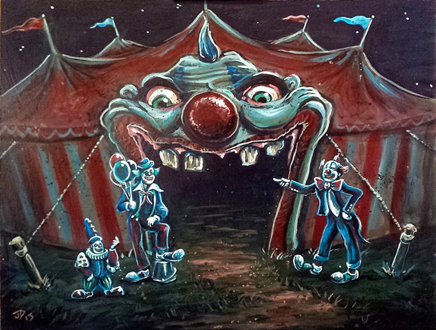 634x480 Art By Jared - Circus Tent Painting